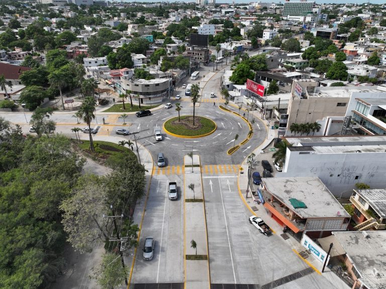 Gobierno de Américo construye Glorieta Bicentenario en Tampico